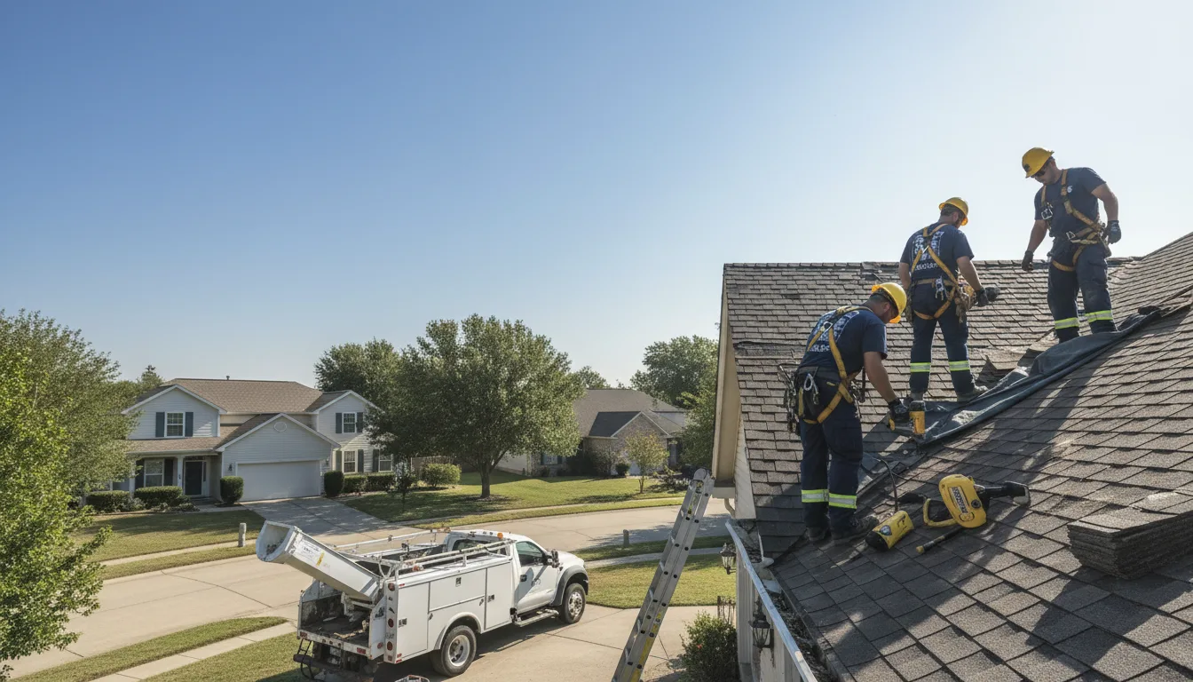 Storm Damage Roof Repair in New Bedford, PA